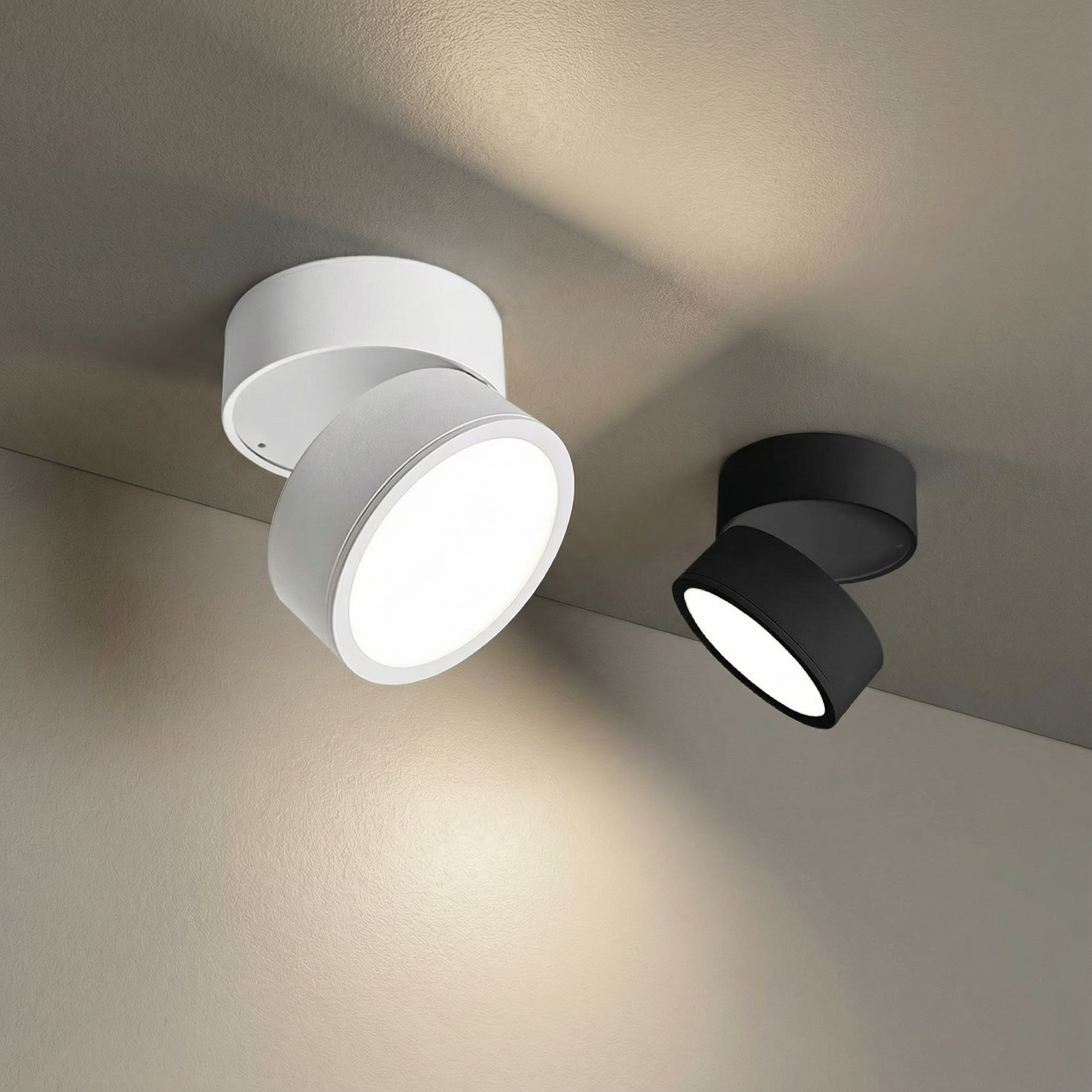 Luminara | Modern Minimalist LED Flush Mount Ceiling Light Fixture 2-Pack