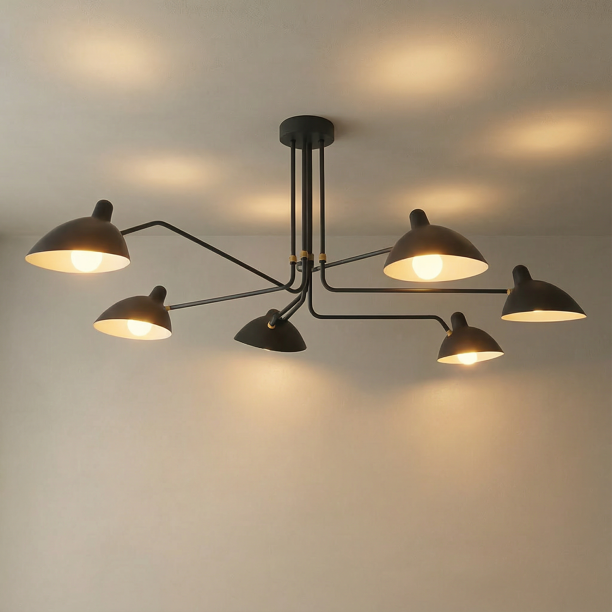 Luminara | Elegant Modern Mid-Century Ceiling Light Fixture