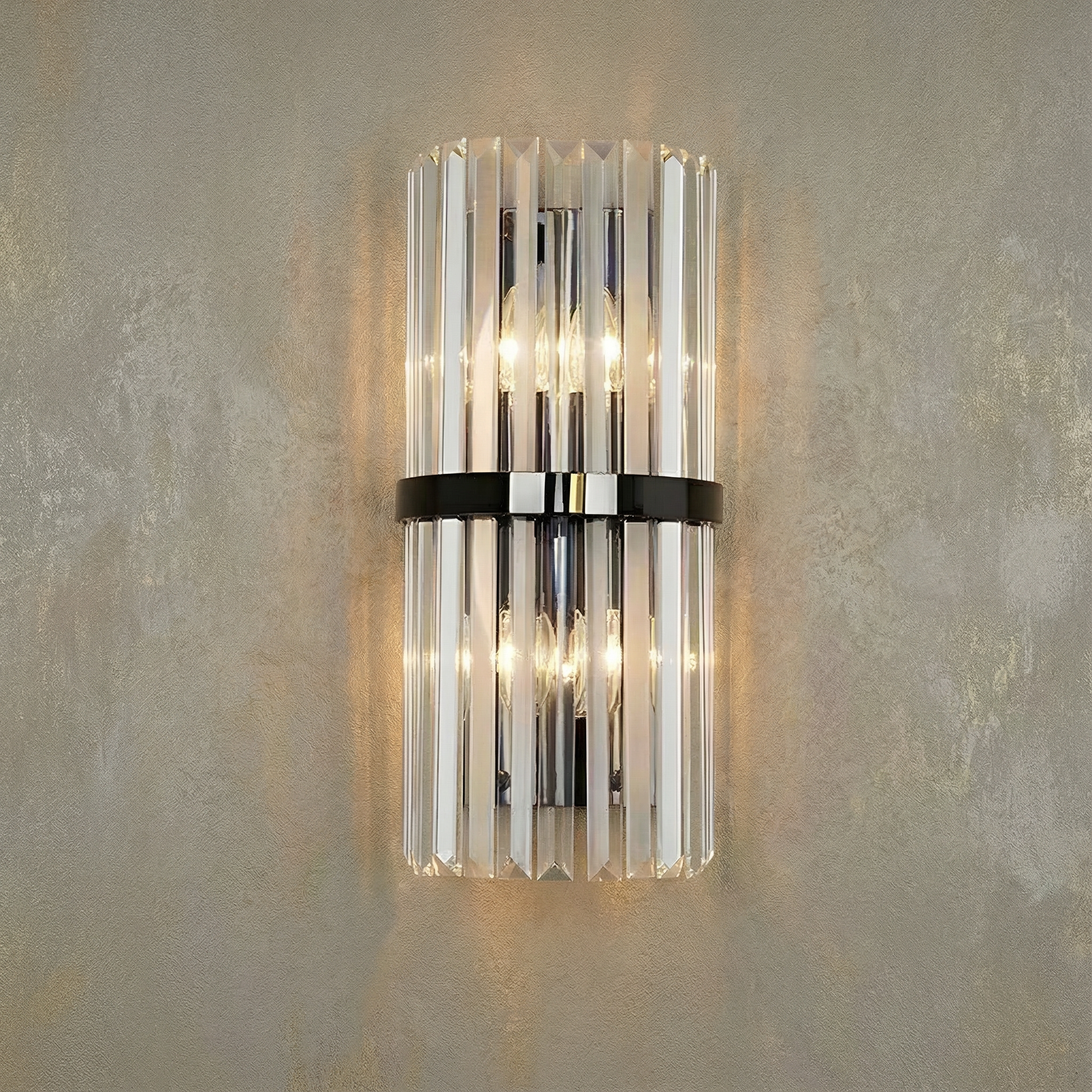 Luminara | Elegant Contemporary Stainless Steel Wall Light Sconce