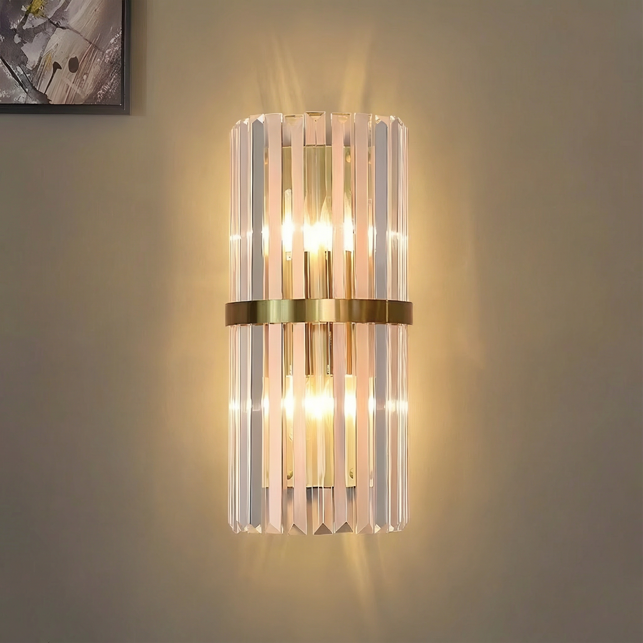 Luminara | Elegant Contemporary Stainless Steel Wall Light Sconce