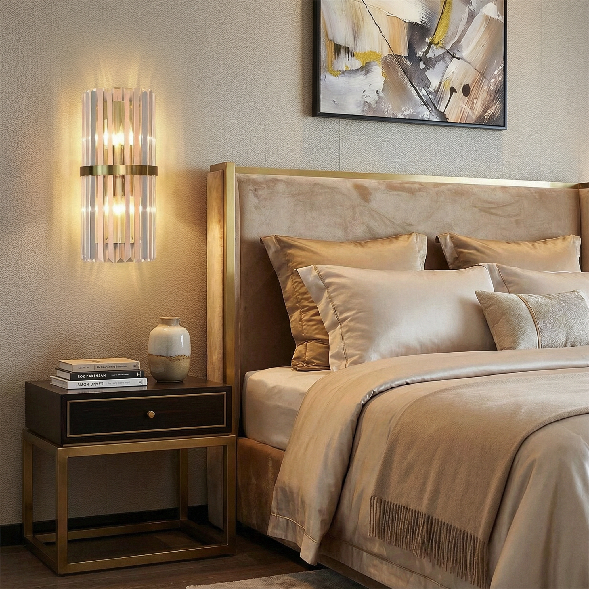 Luminara | Elegant Contemporary Stainless Steel Wall Light Sconce
