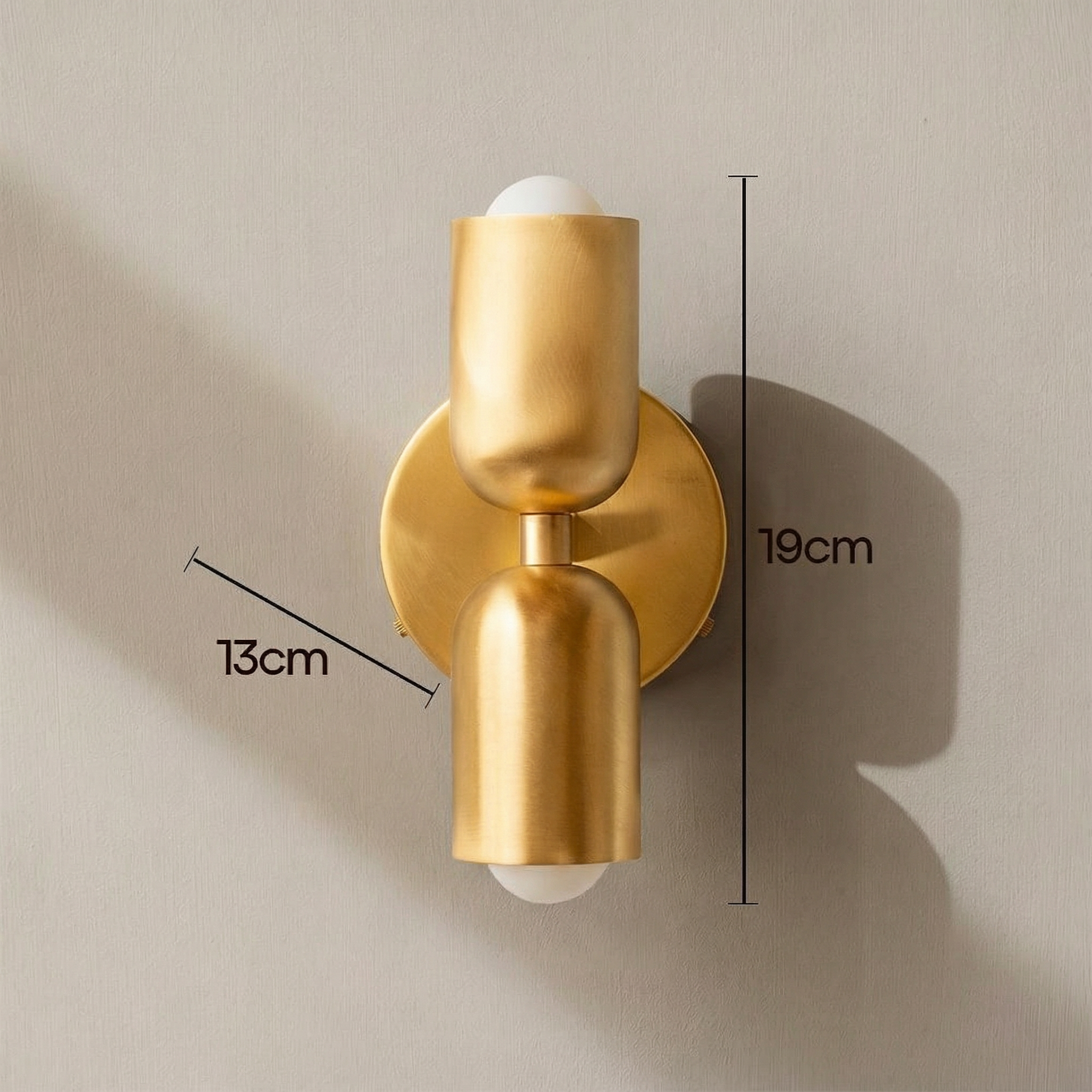 BrassAura | Elegant Vintage Double Head Wall Sconces for Timeless Illumination