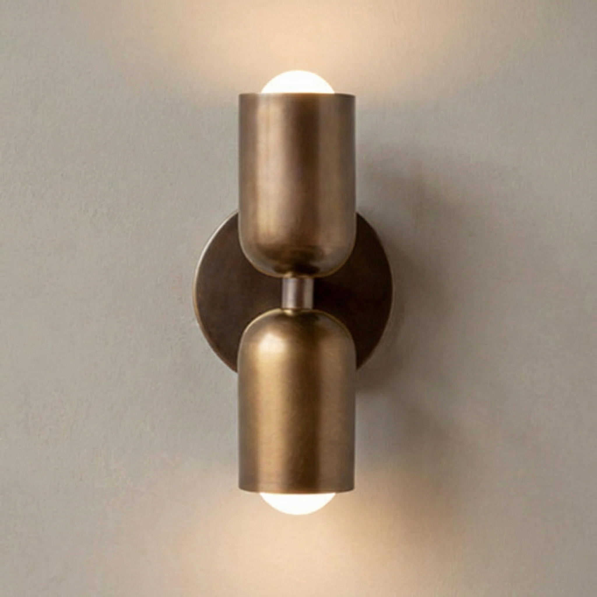 BrassAura | Elegant Vintage Double Head Wall Sconces for Timeless Illumination
