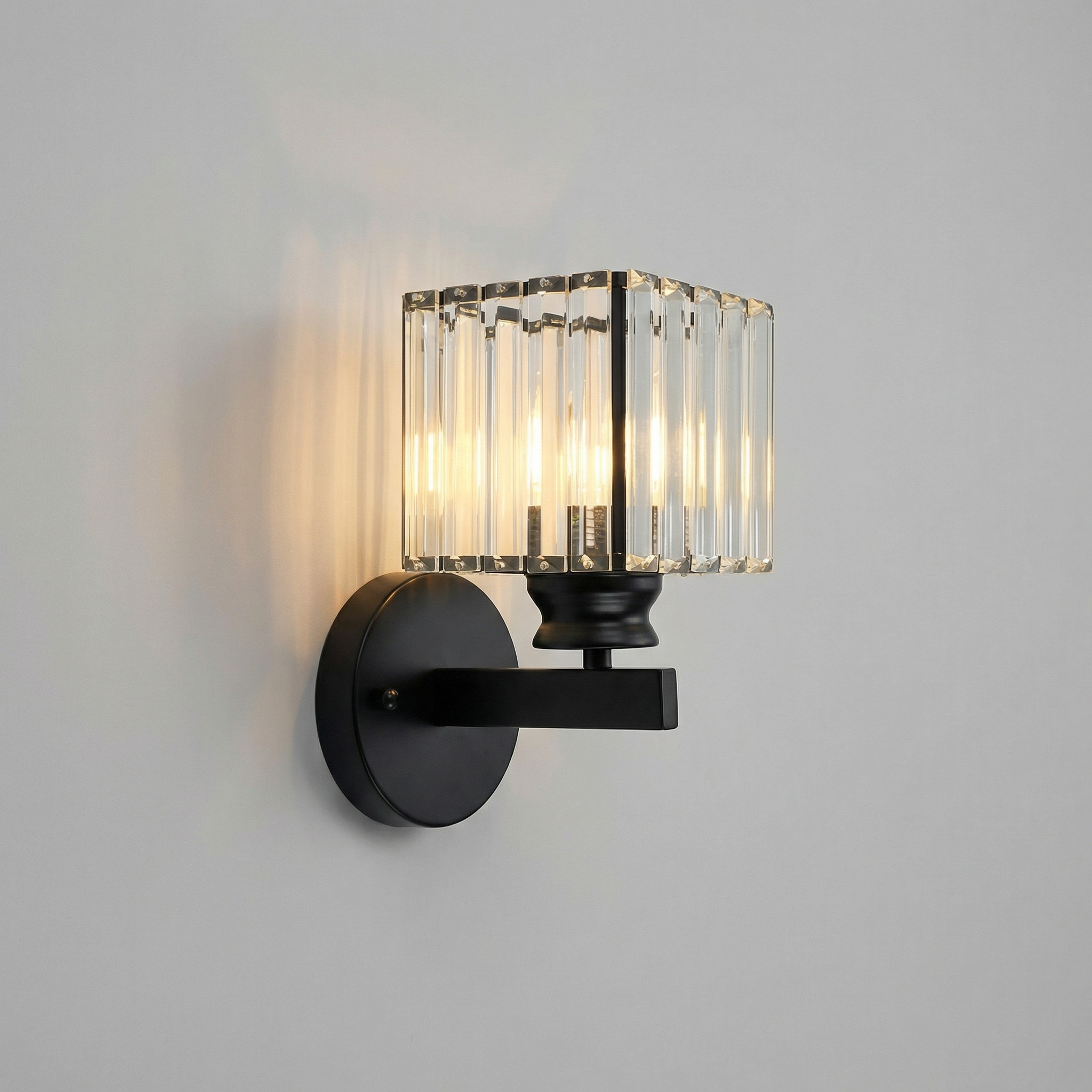 Luminara | Elegant Crystal Round and Square Wall Light Fixtures