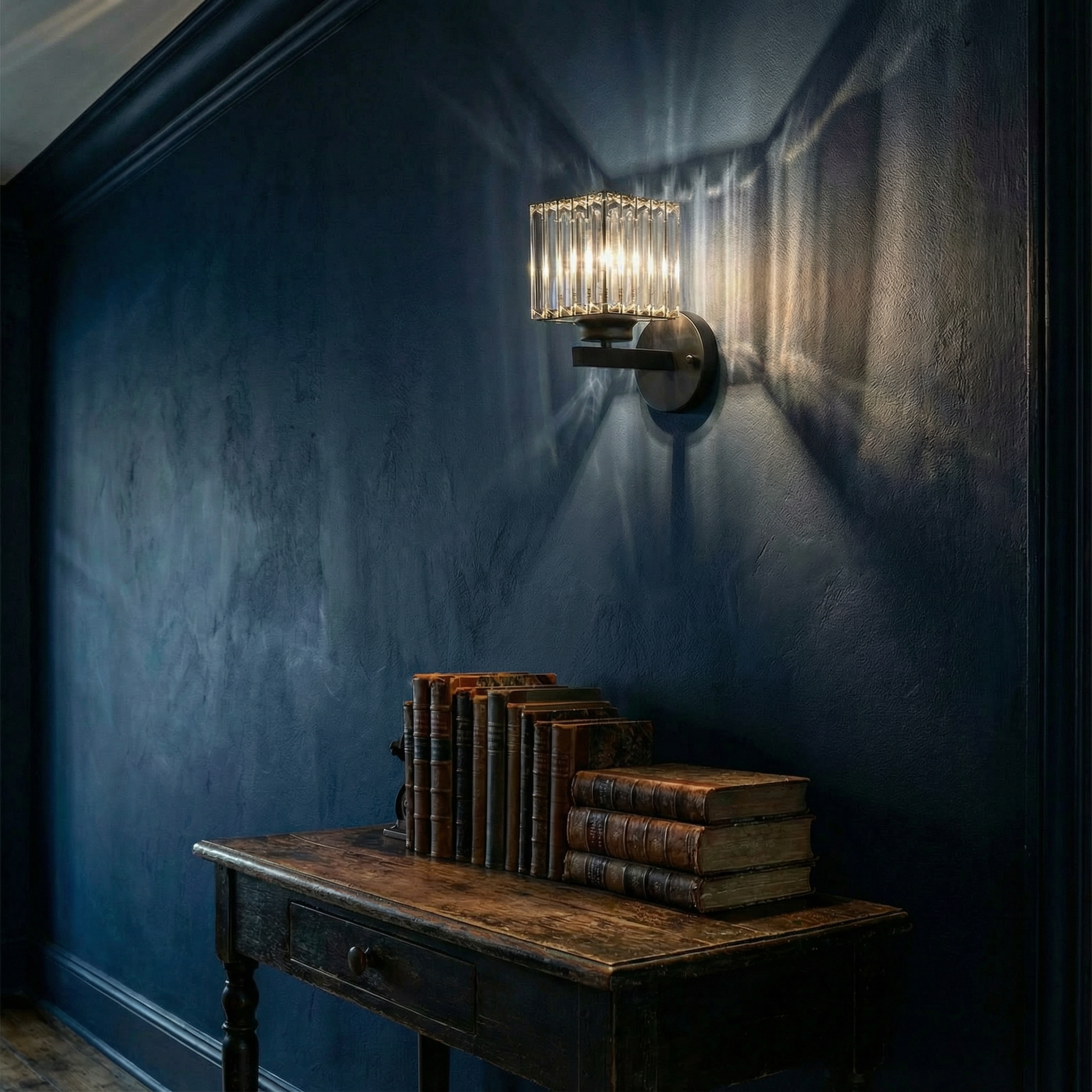 Luminara | Elegant Crystal Round and Square Wall Light Fixtures