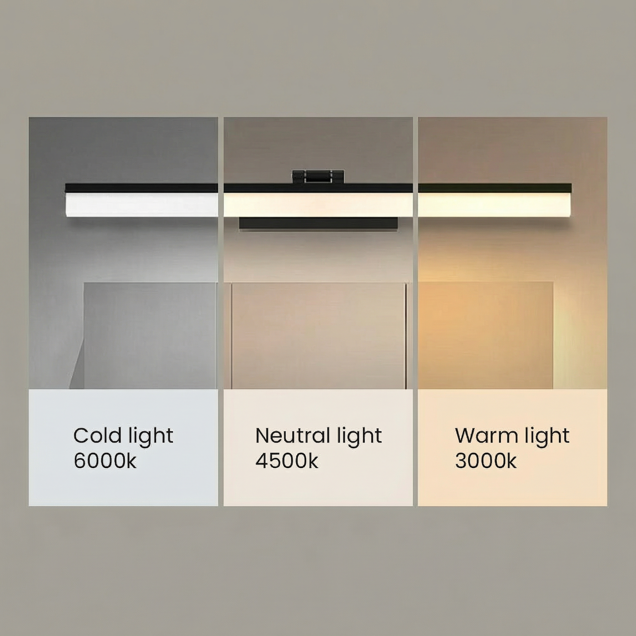 Nocturna | Sleek Modern Black Bathroom Wall Light Fixture