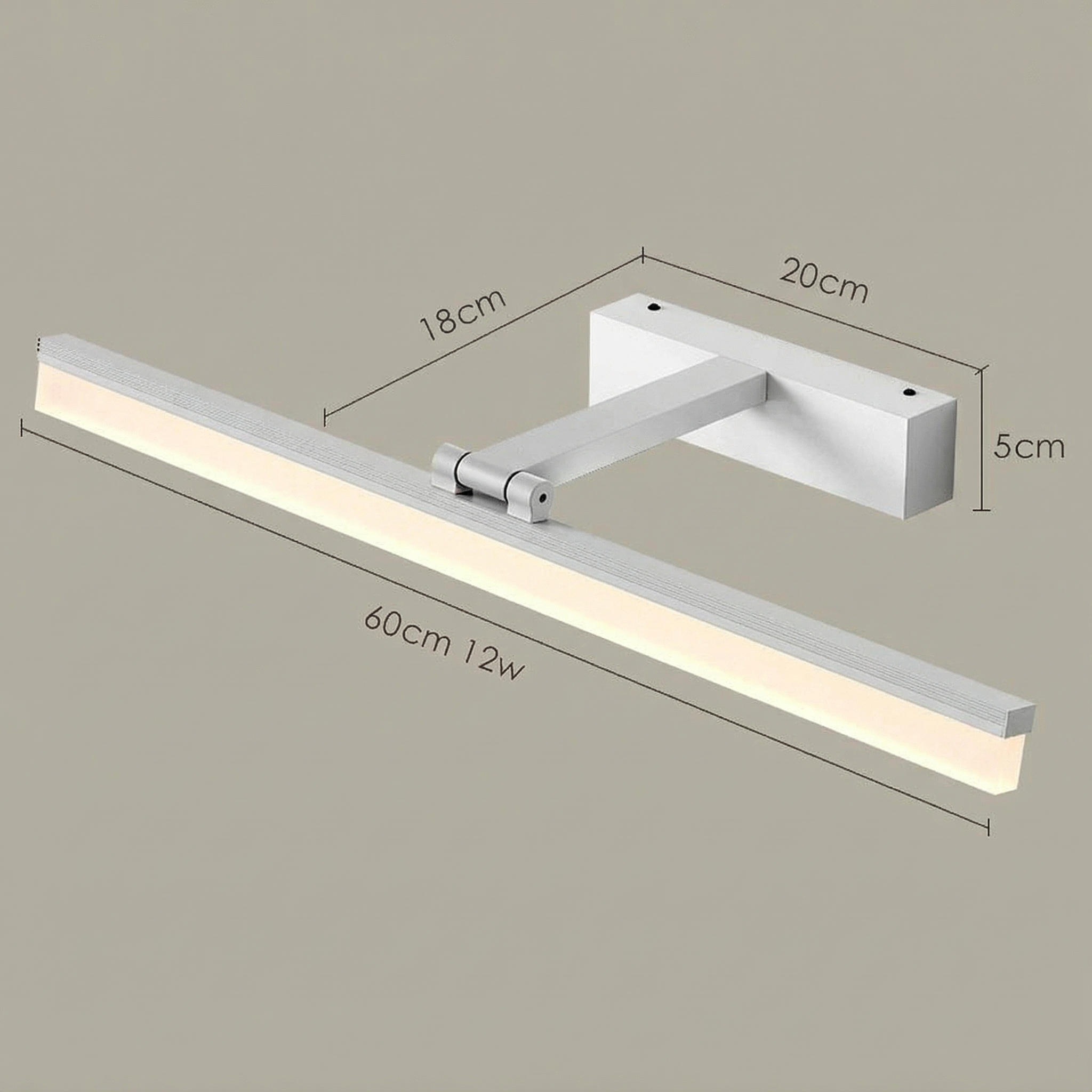 Nocturna | Sleek Modern Black Bathroom Wall Light Fixture
