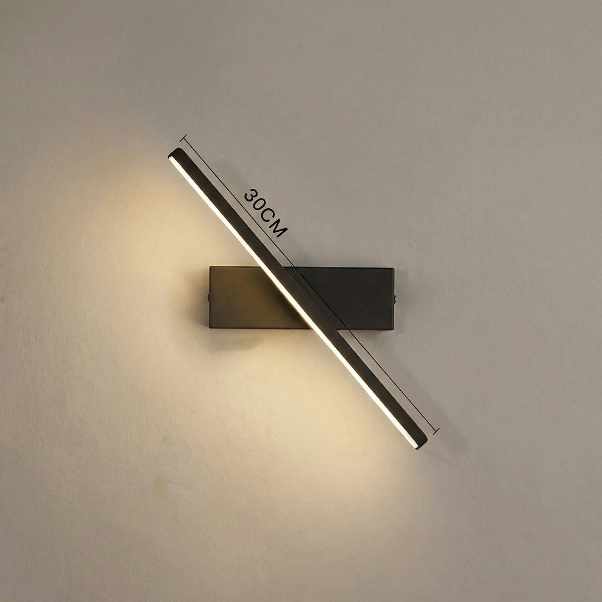 Luminara | Sleek Modern Rotatable Wall Light Fixture for Custom Illumination