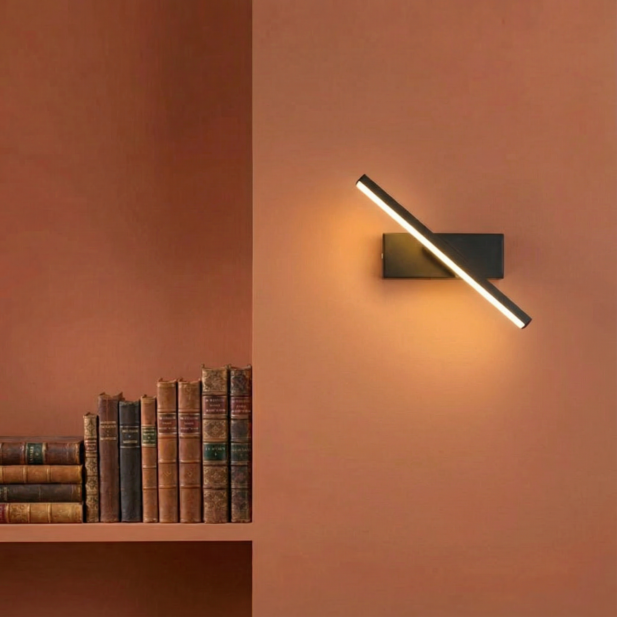 Luminara | Sleek Modern Rotatable Wall Light Fixture for Custom Illumination