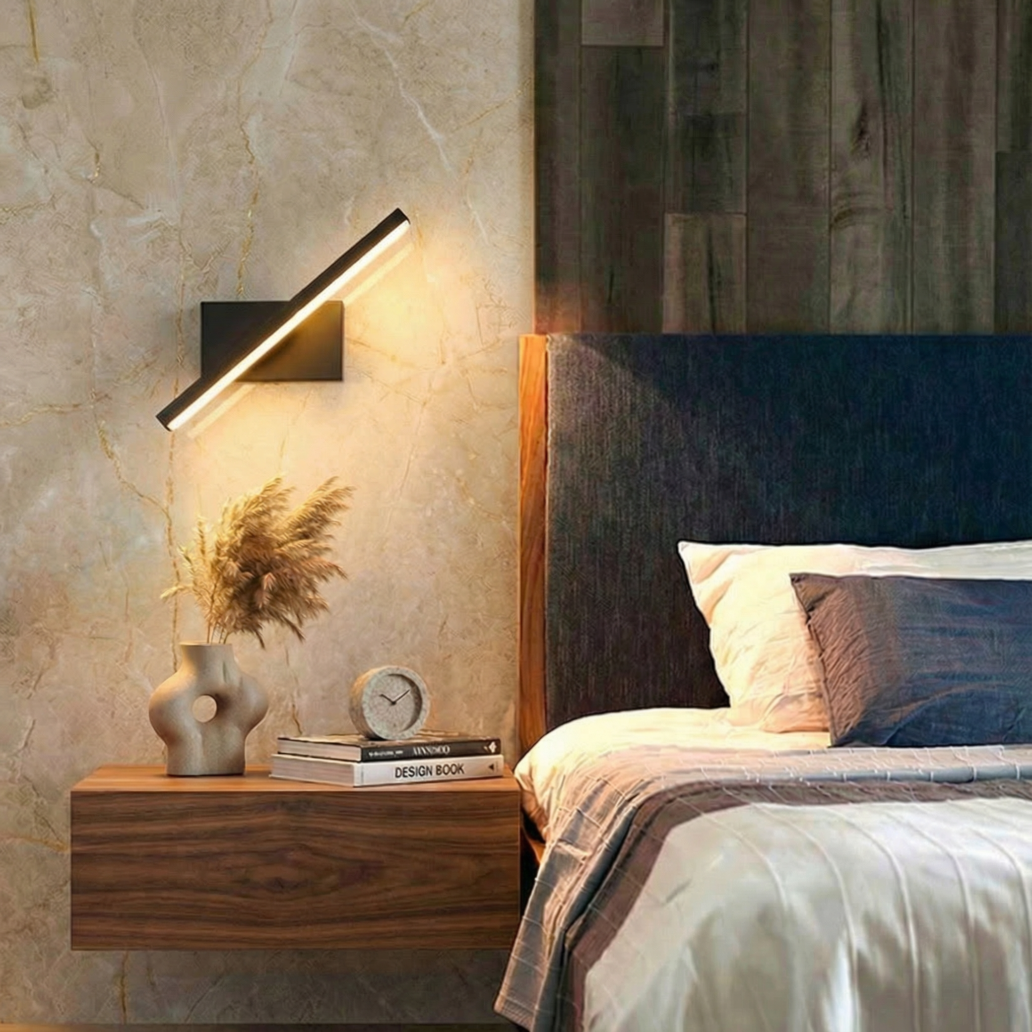 Luminara | Sleek Modern Rotatable Wall Light Fixture for Custom Illumination