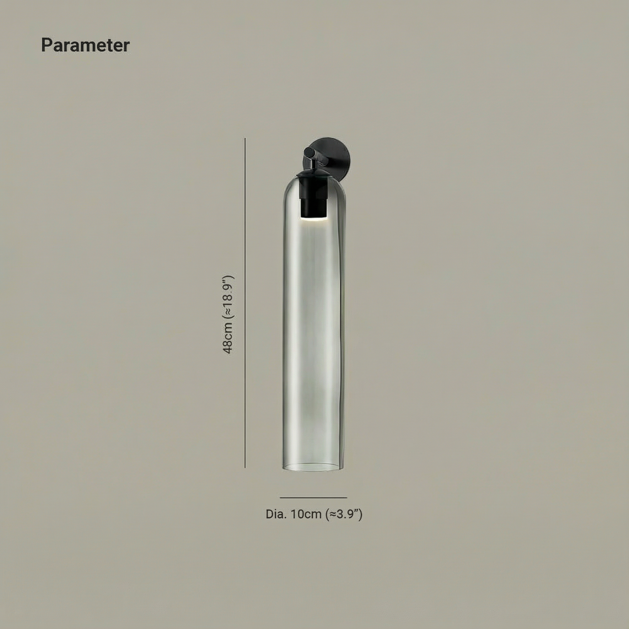 CylindraGlow | Elegant Classic Cylindrical Wall Sconce Light Fixture