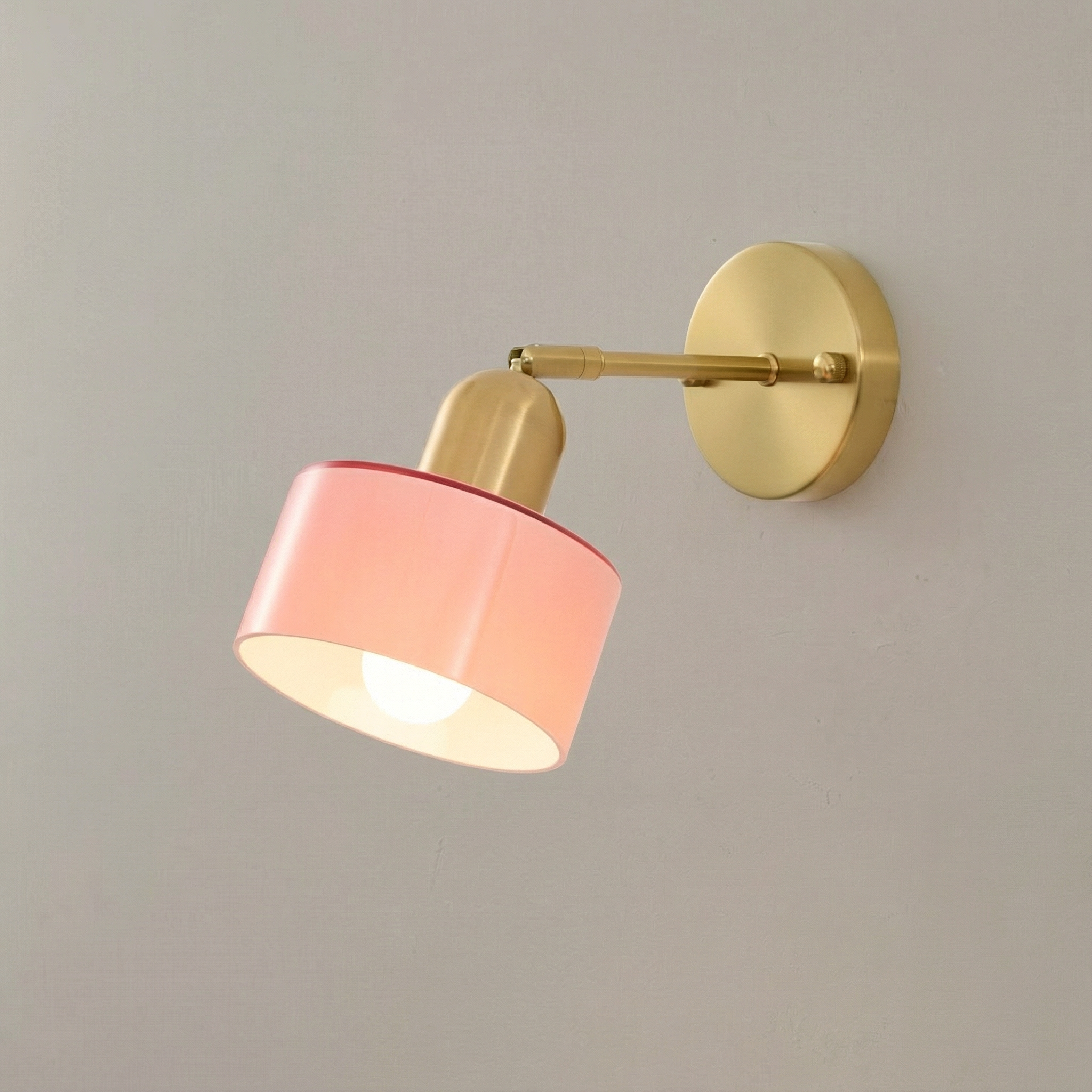 Contemporary Wall Light | Colored Glass Sconces with LED Compatibility | Elegant Fixture for Warm Ambiance