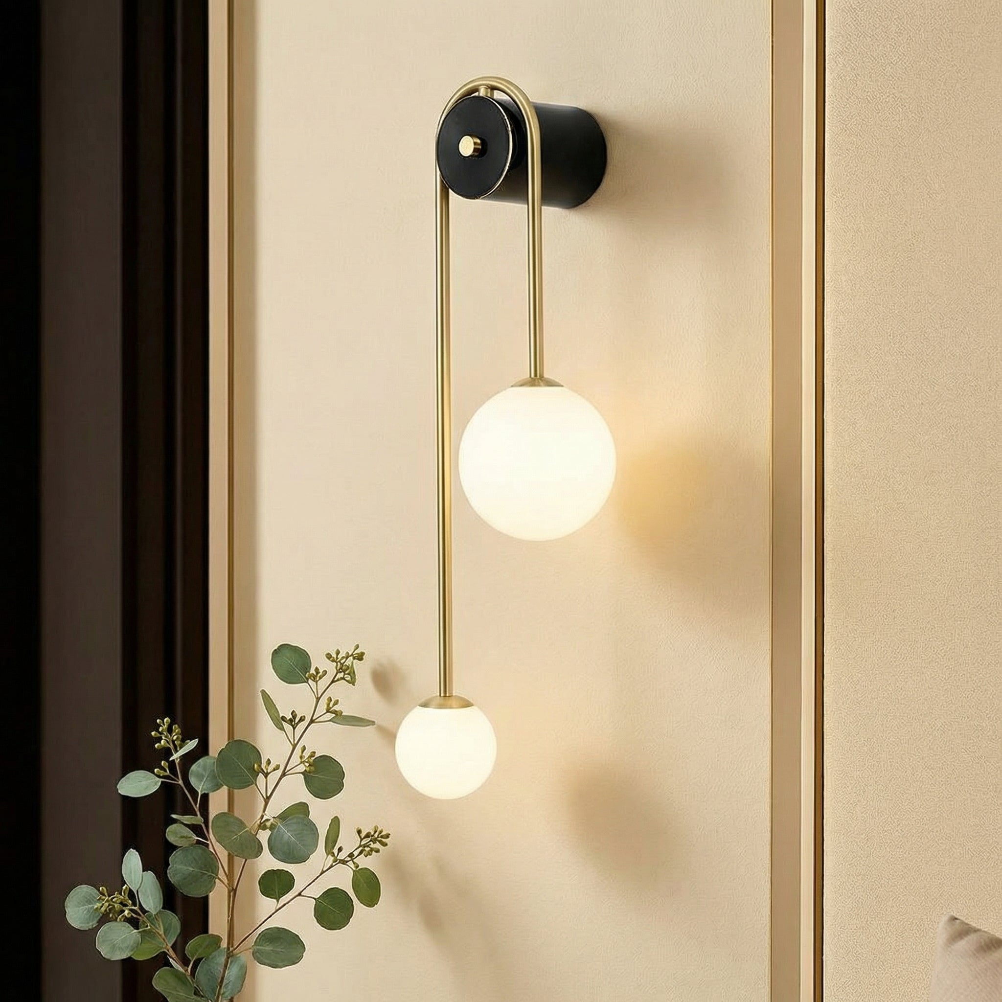 Elegant Arc Wall Light | Contemporary Wall Lamp with Soft LED Glow | Modern Sconce for Cozy Ambiance