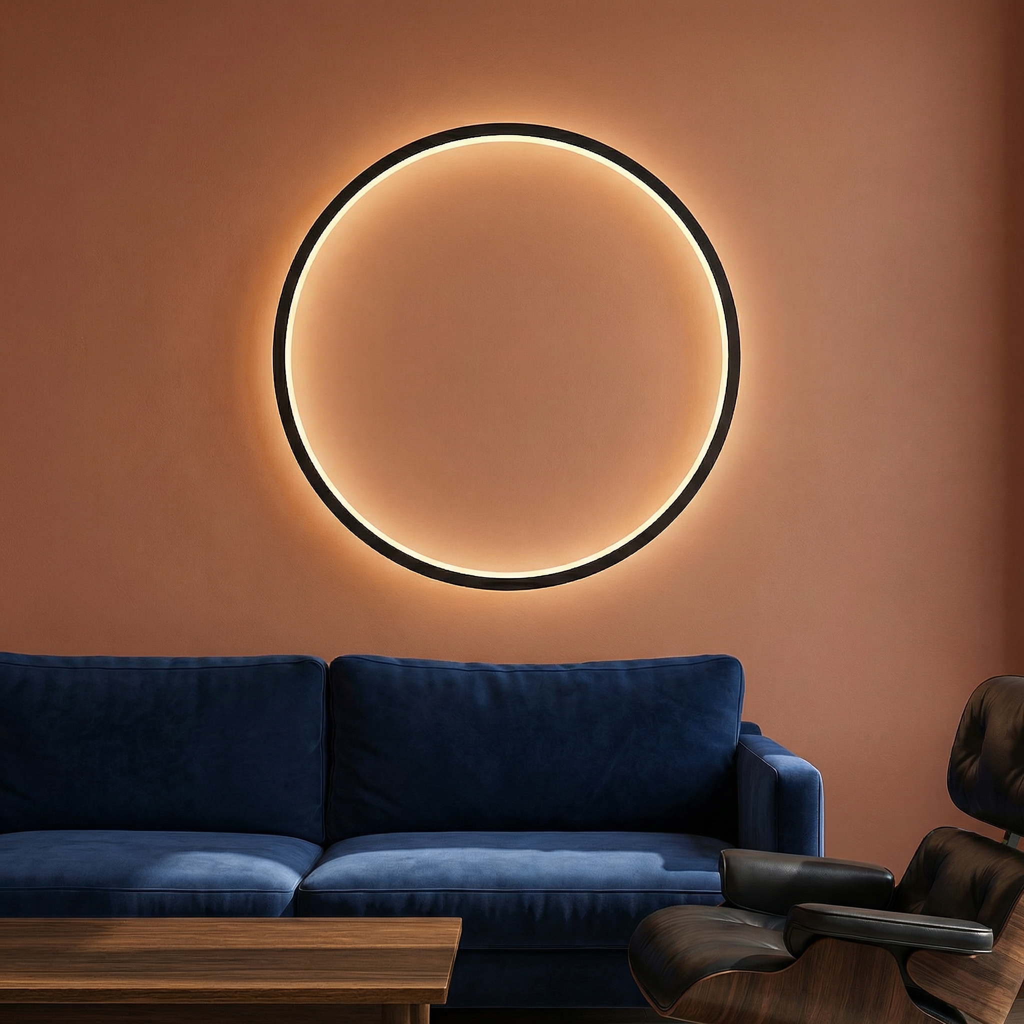 Myka | Wall Light with Ambient Glow & Minimalist Design for Modern Spaces