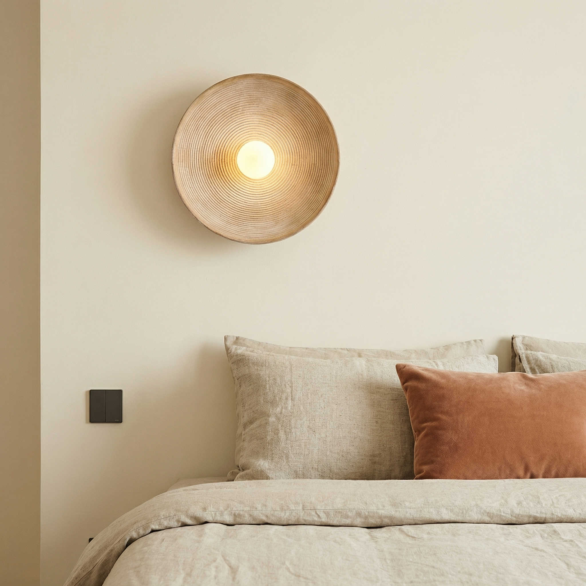Zenith | Wall Light Sconce with Natural Wood Finish & LED Compatibility | Minimalist Design for Contemporary Ambiance