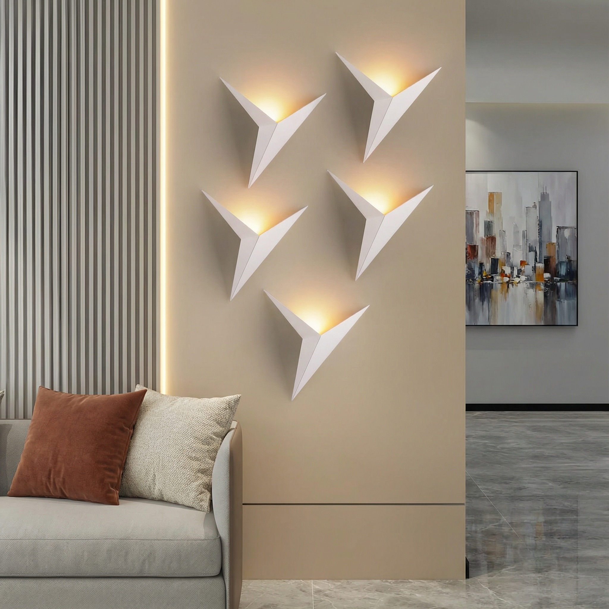 Bird Wall Sconce Lighting with Soft Acrylic Glow | Modern Wall Lights for Elegant Spaces