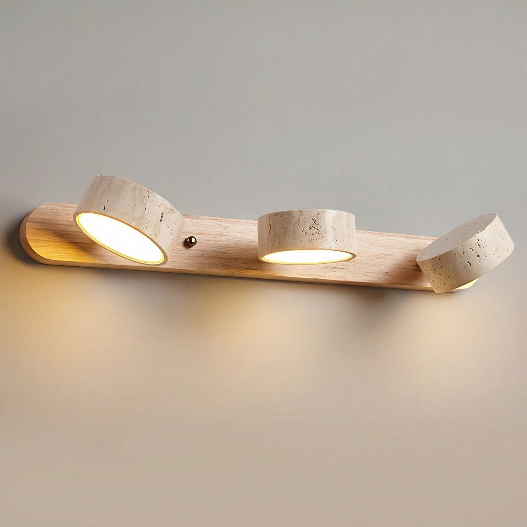 Duo Wall Light | Elegant Bathroom Wall Sconce with Integrated LED | Stylish Lighting for Home Decor