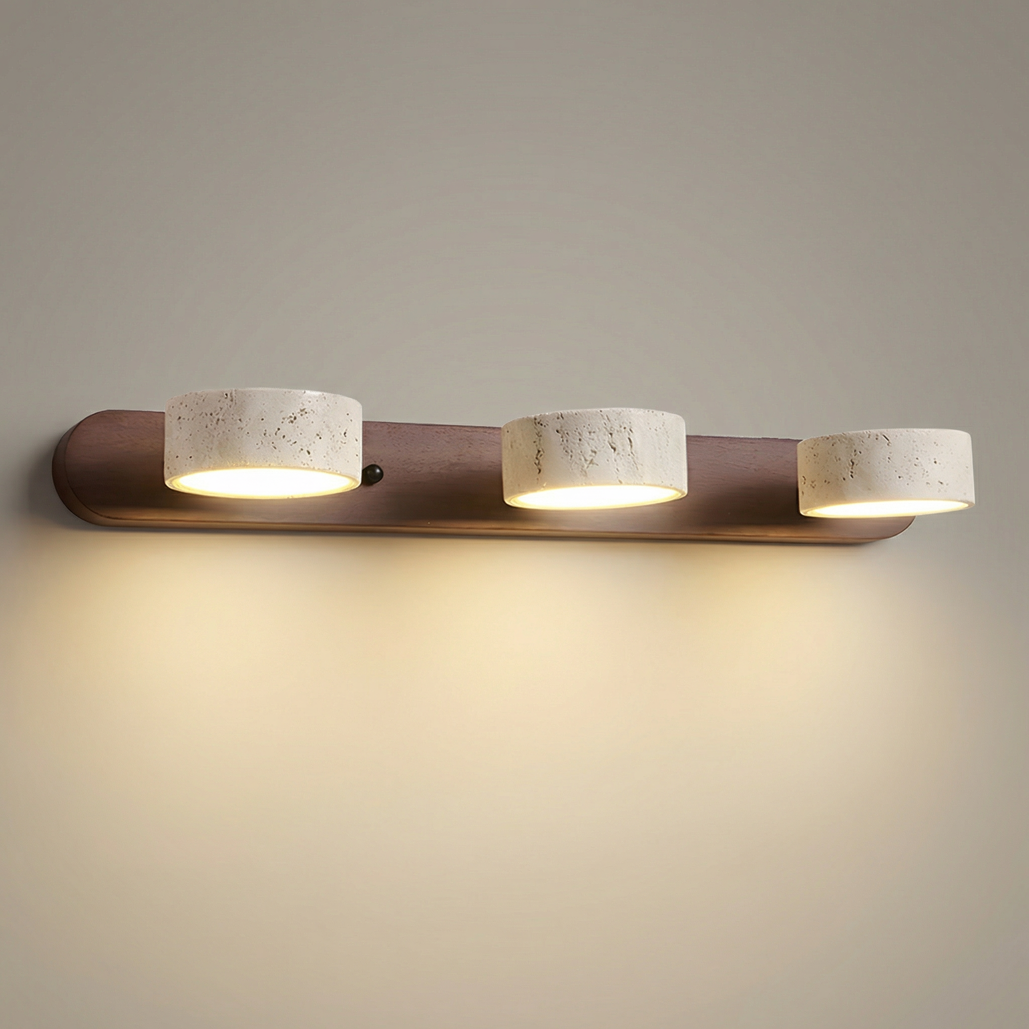Duo Wall Light | Elegant Bathroom Wall Sconce with Integrated LED | Stylish Lighting for Home Decor