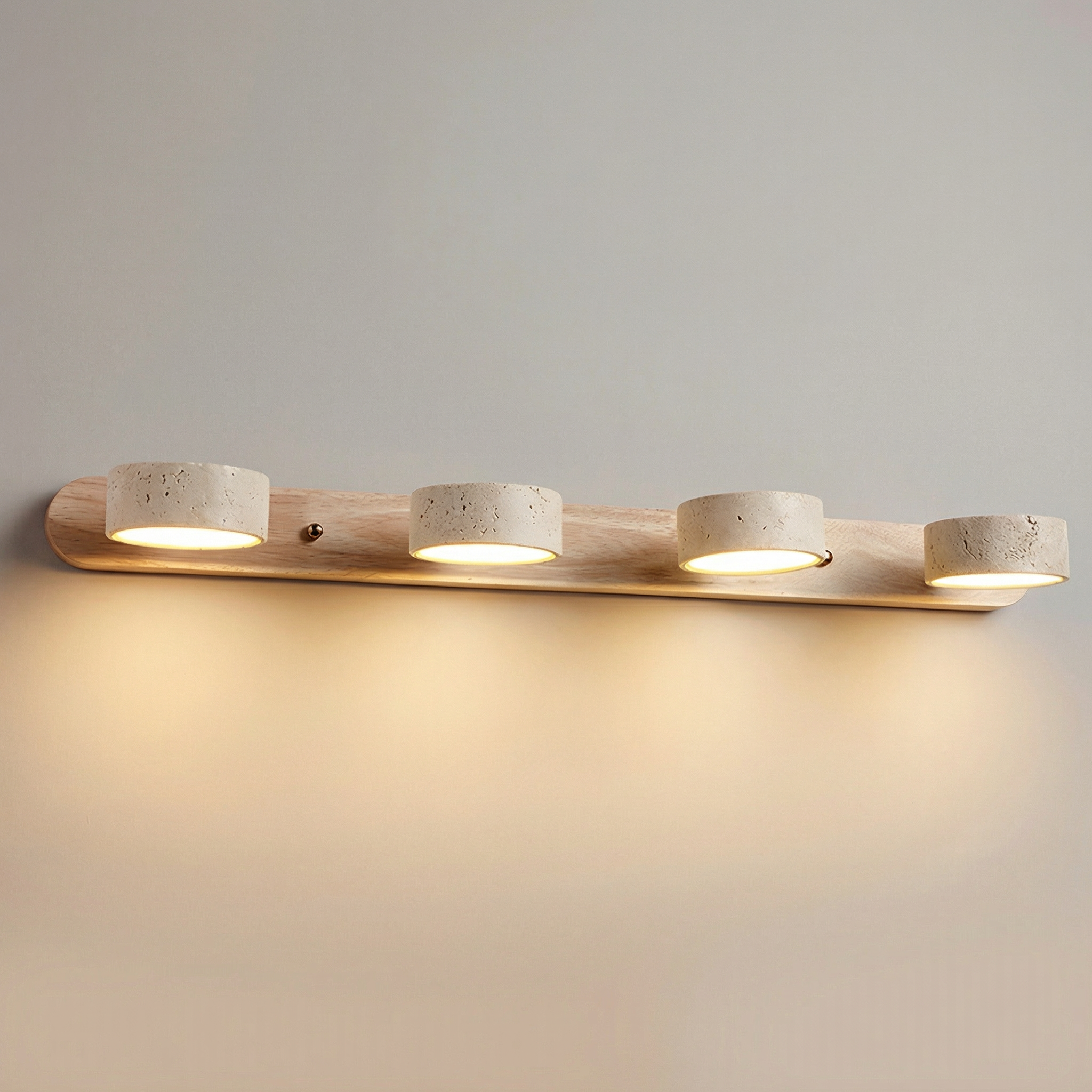 Duo Wall Light | Elegant Bathroom Wall Sconce with Integrated LED | Stylish Lighting for Home Decor