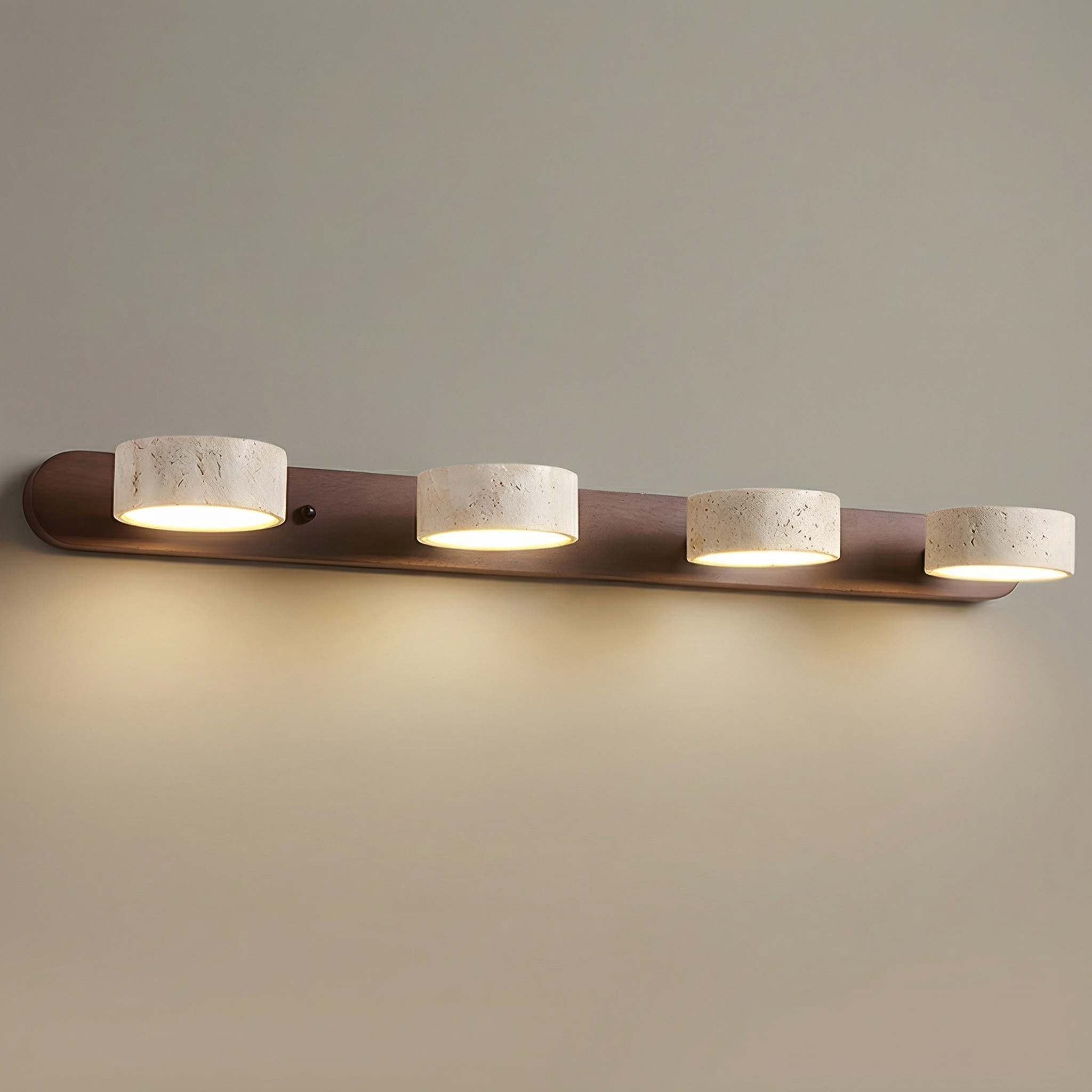 Duo Wall Light | Elegant Bathroom Wall Sconce with Integrated LED | Stylish Lighting for Home Decor