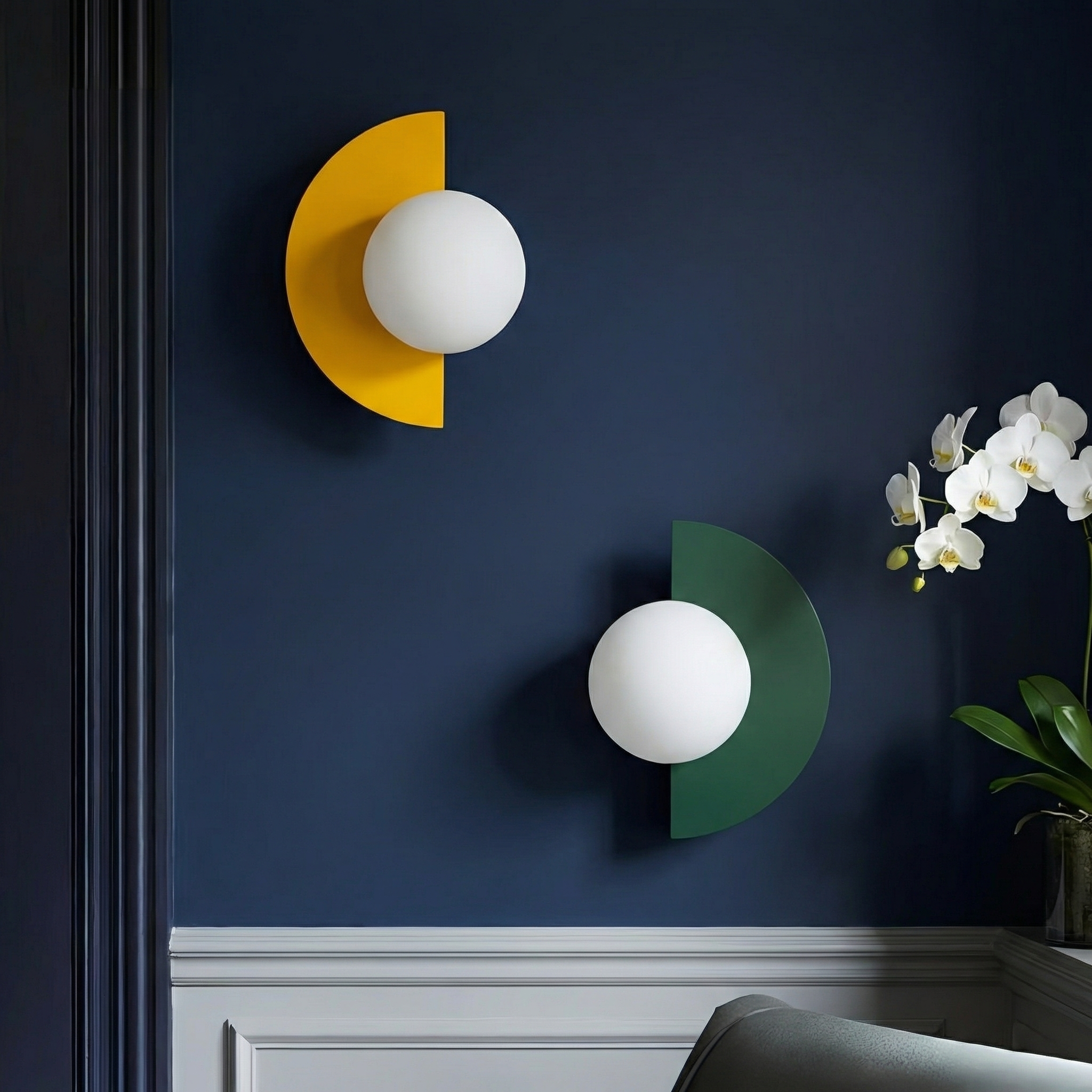 Everest | Wall Lamp with Integrated LED & Contemporary Design | Warm Ambiance for Modern Spaces