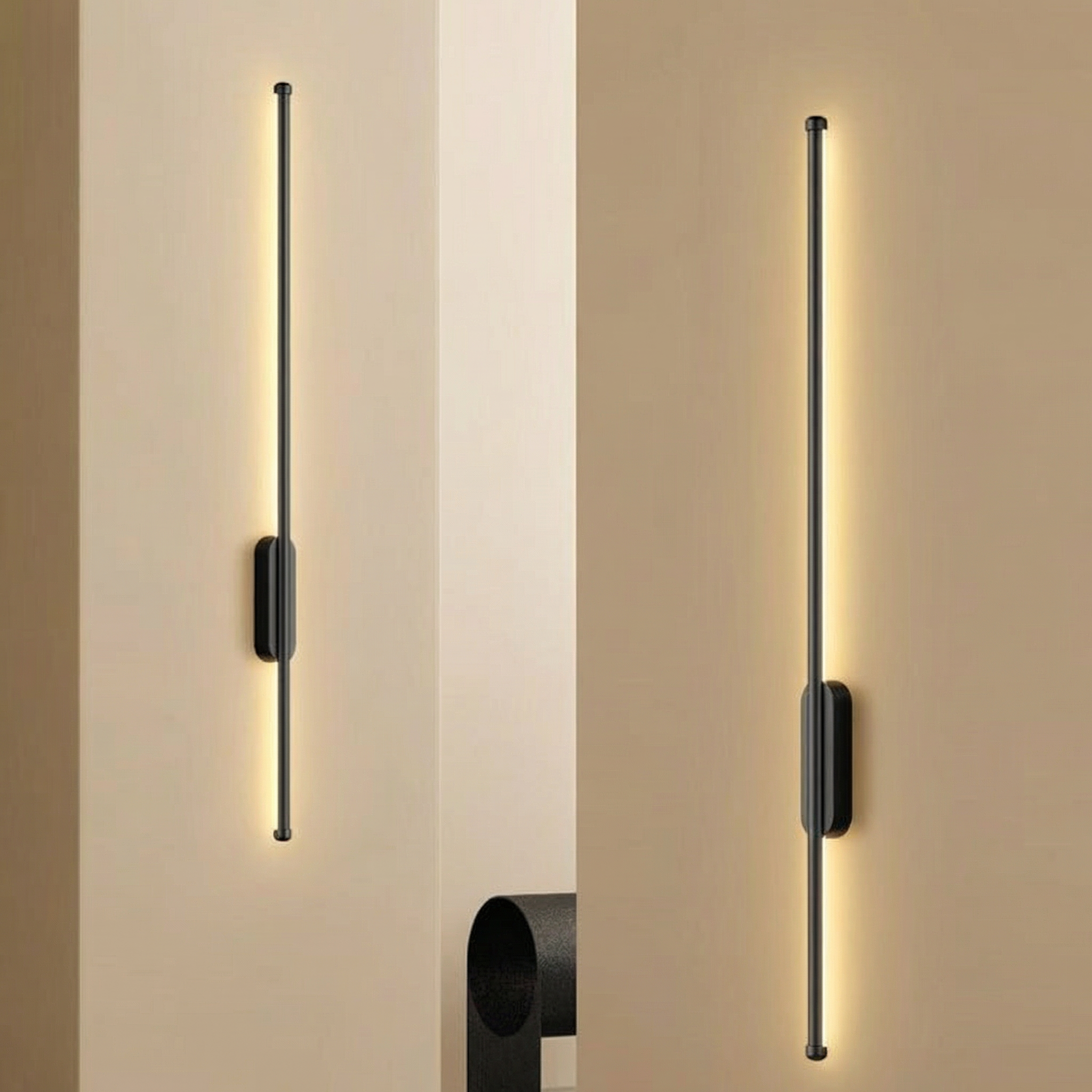 Modern Minimalist | LED Wall Light with Dimmable Brightness | Sleek Design for Cozy Ambiance