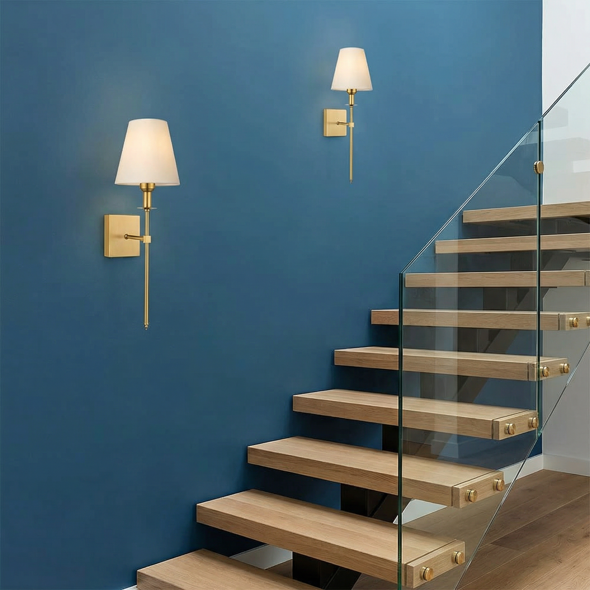 Modern Minimalist | Wall Light Sconce with LED Bulbs | Elegant Design for Cozy Ambiance