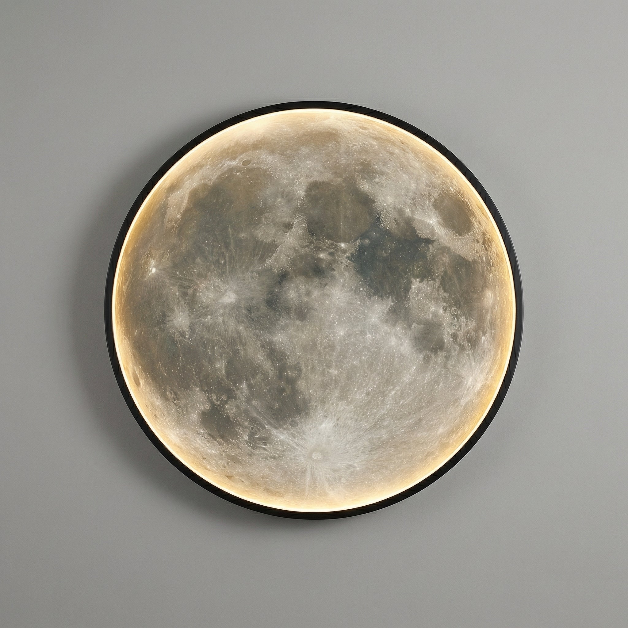 Celestial Glow | Outdoor Wall Lights with Realistic Lunar Surface