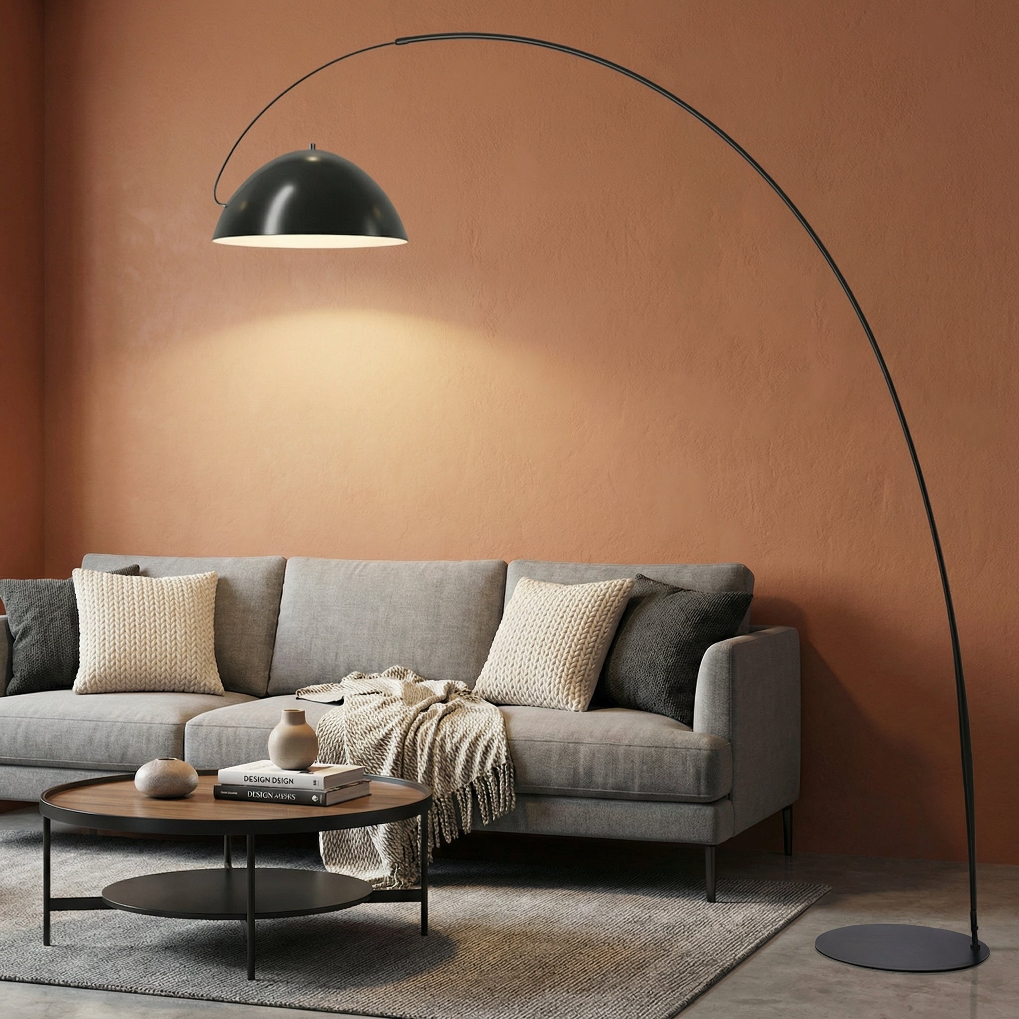 Nordic Elegance | Modern Floor Lamp with Adjustable Height & LED Bulb | Minimalist Design for Living Room Illumination
