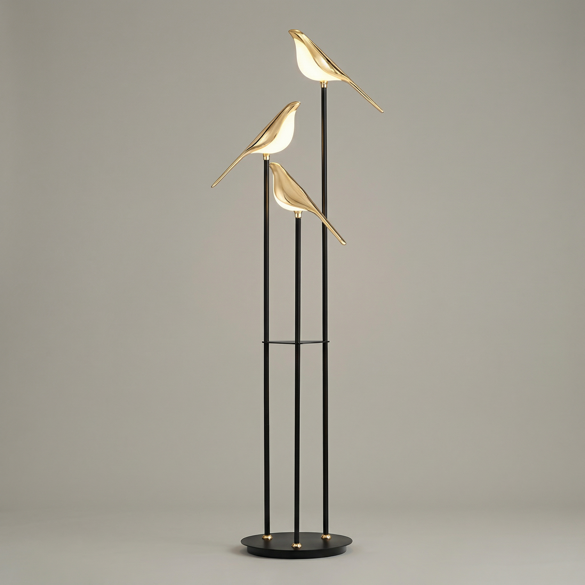 Sculptural Floor Lamp | Modern Standing Lamp with LED Lighting | Elegant Accent for Living Room Decor