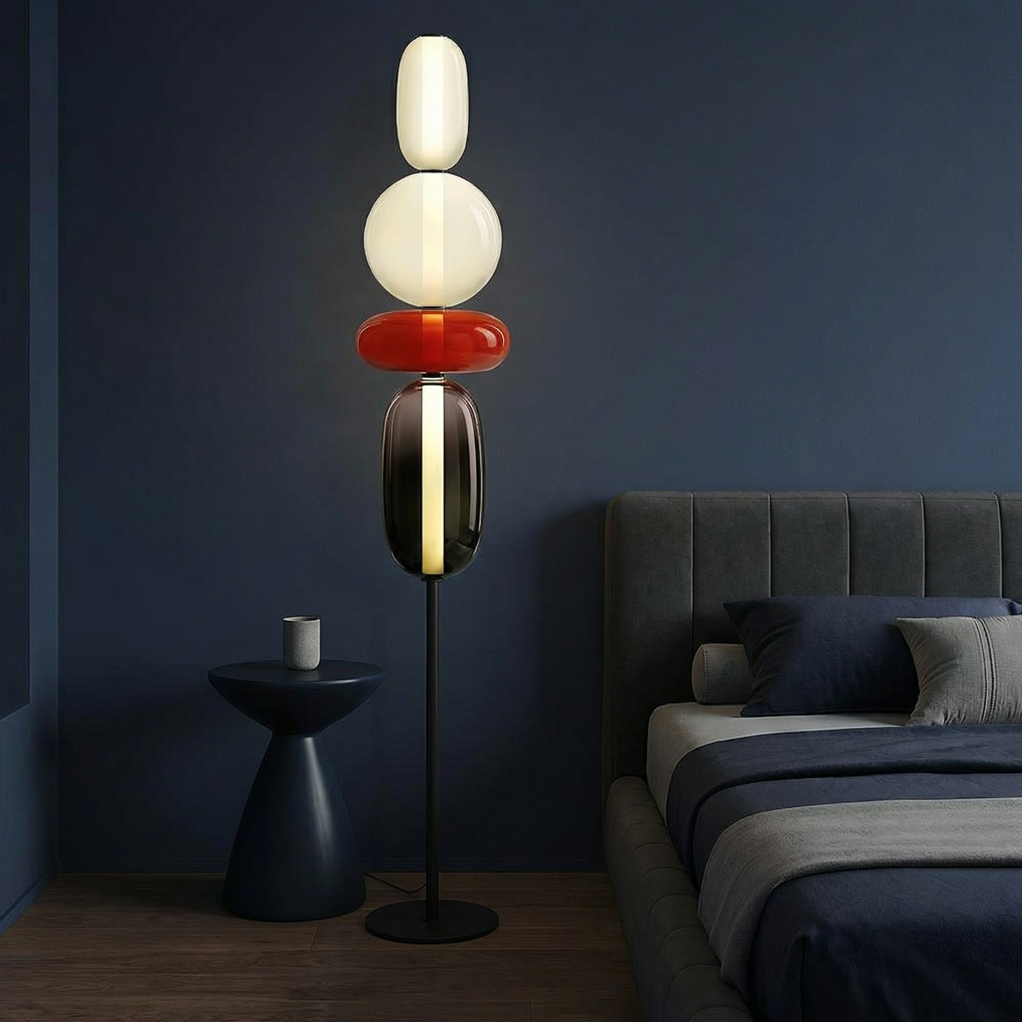 Elegant | Modern Floor Lamp with Sculptural Design & Warm LED Glow | Stylish Lighting for Living Room