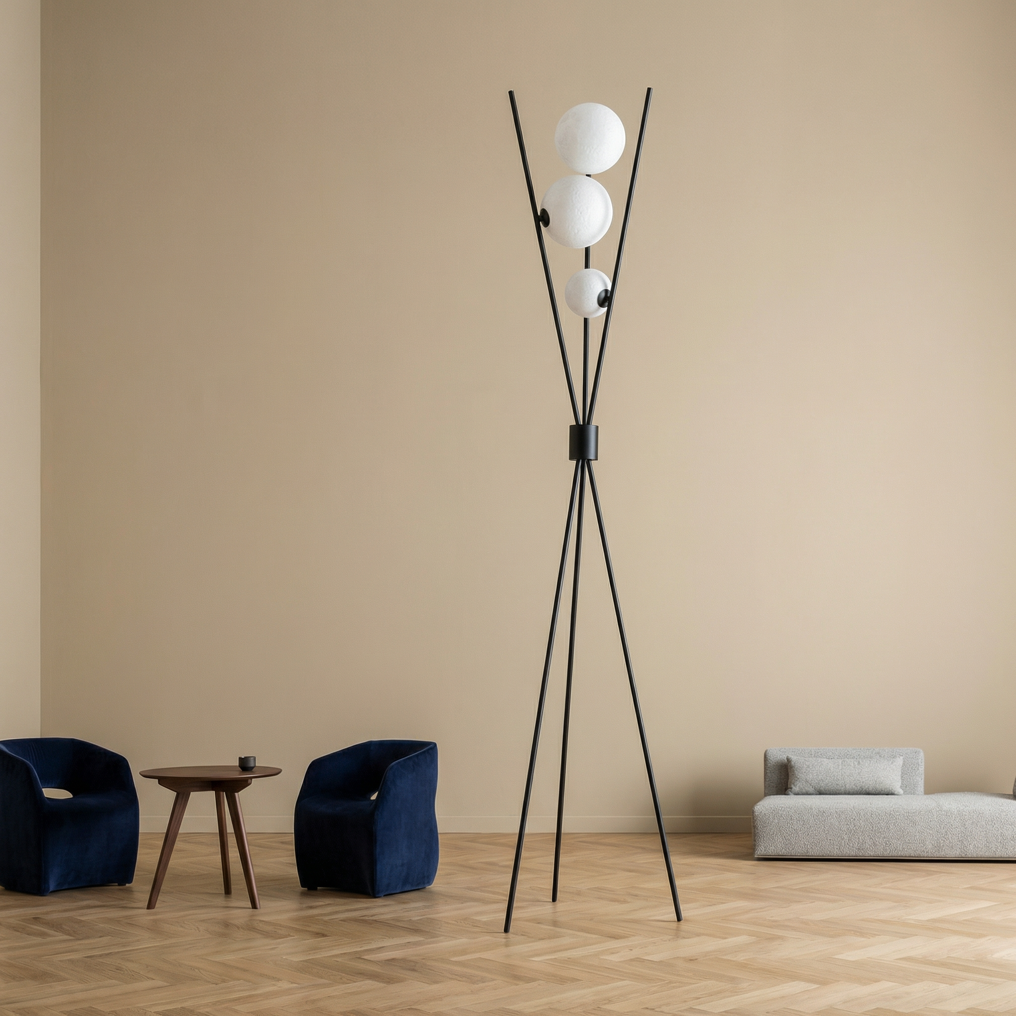 Moon Lamp | Floor/Table Lamp with Soft LED Glow | Modern Design for Elegant Spaces