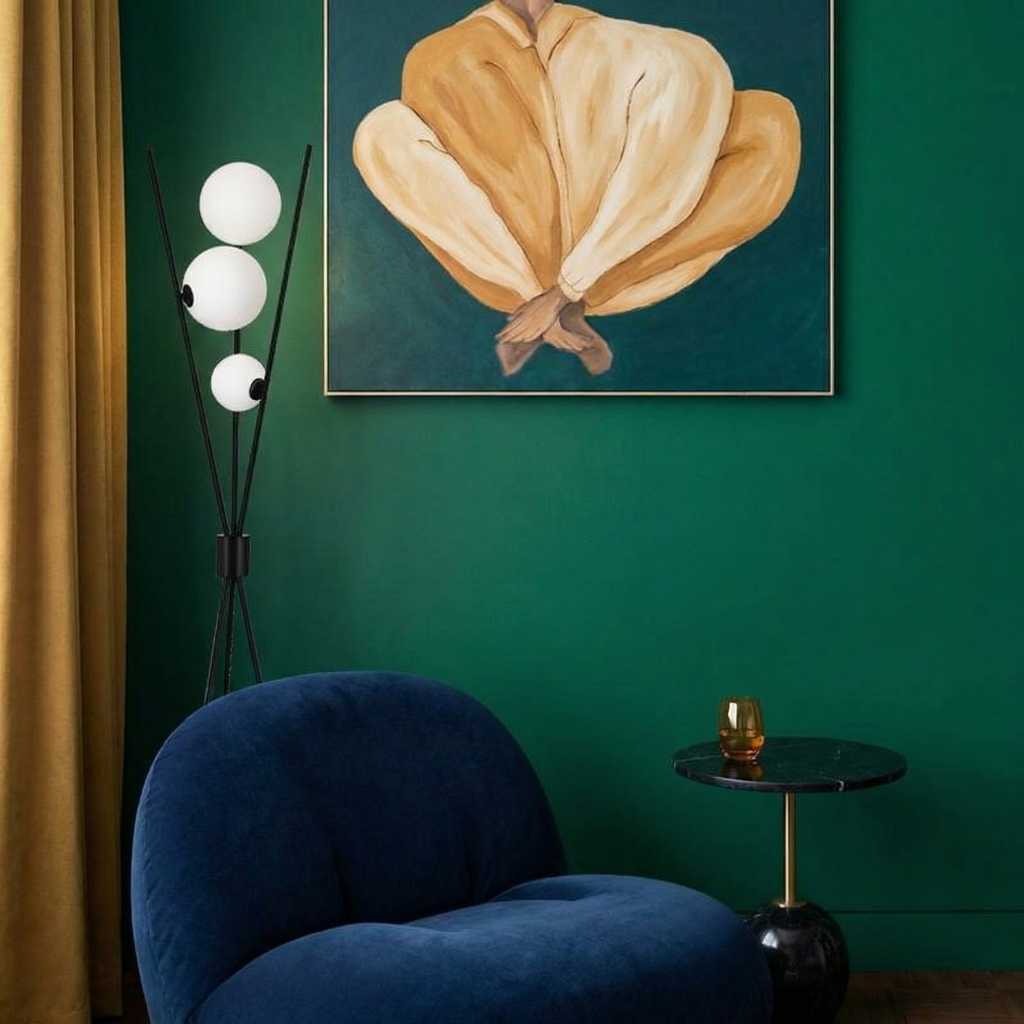 Moon Lamp | Floor/Table Lamp with Soft LED Glow | Modern Design for Elegant Spaces