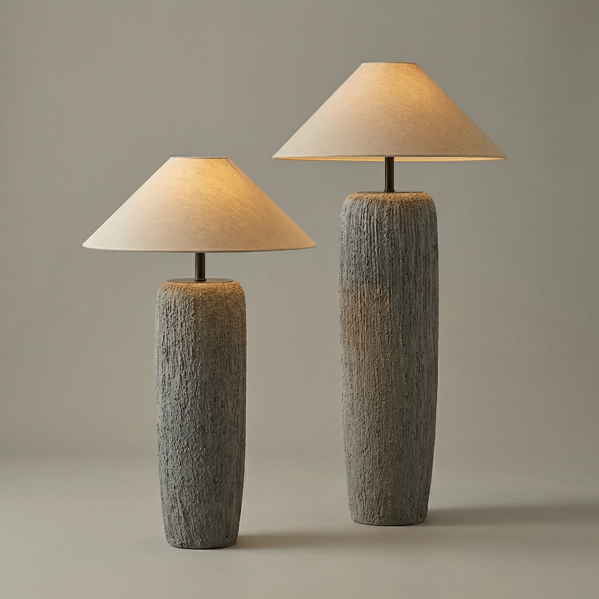 Modern Floor Lamp with Handcrafted Ceramic Base | Stylish Lighting for Cozy Living Rooms