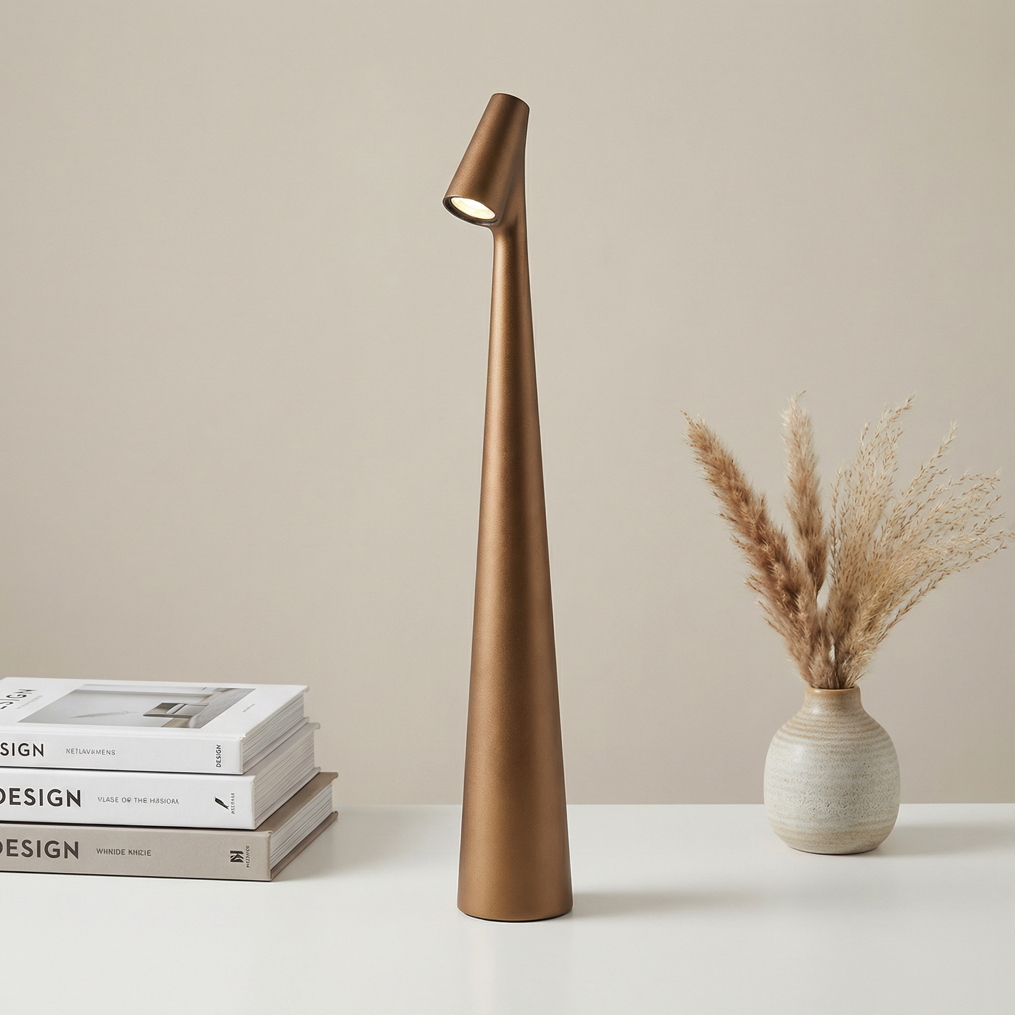 Contemporary Table Lamp with Adjustable Height | Modern Minimalist Design for Cozy Ambiance