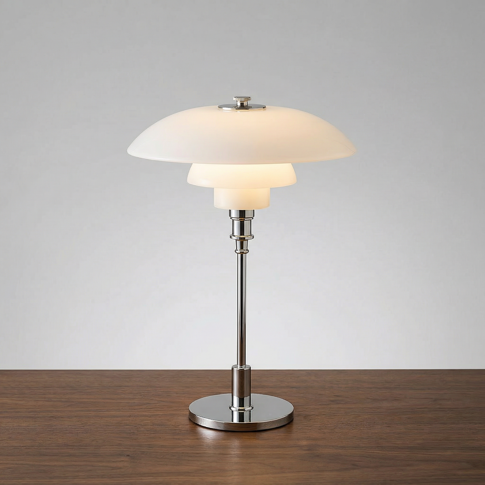 Scandinavian Style Table Lamp with LED Bulb & Dimming Feature | Modern Bedside Table Lamp for Cozy Ambiance