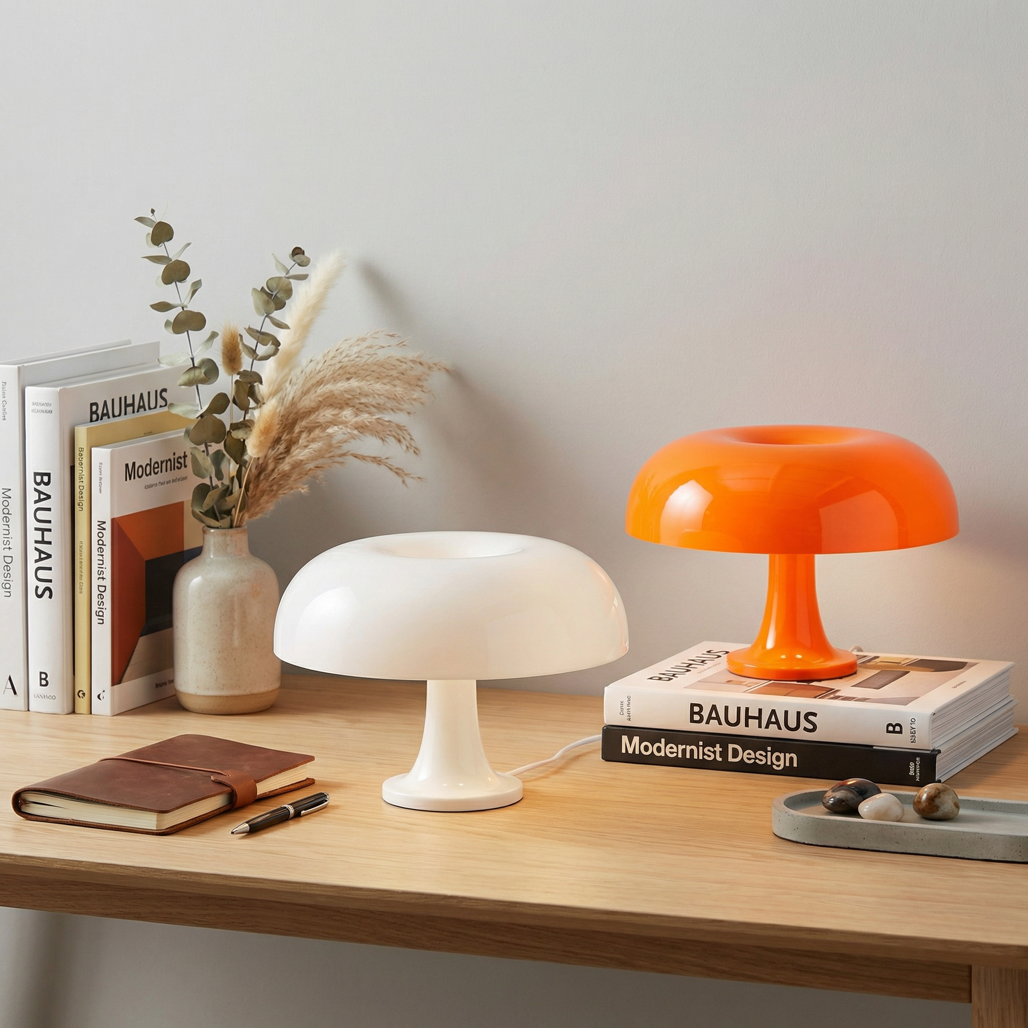 MushroomGlow | Elegant Rechargeable LED Table Lamp for Cozy Ambience