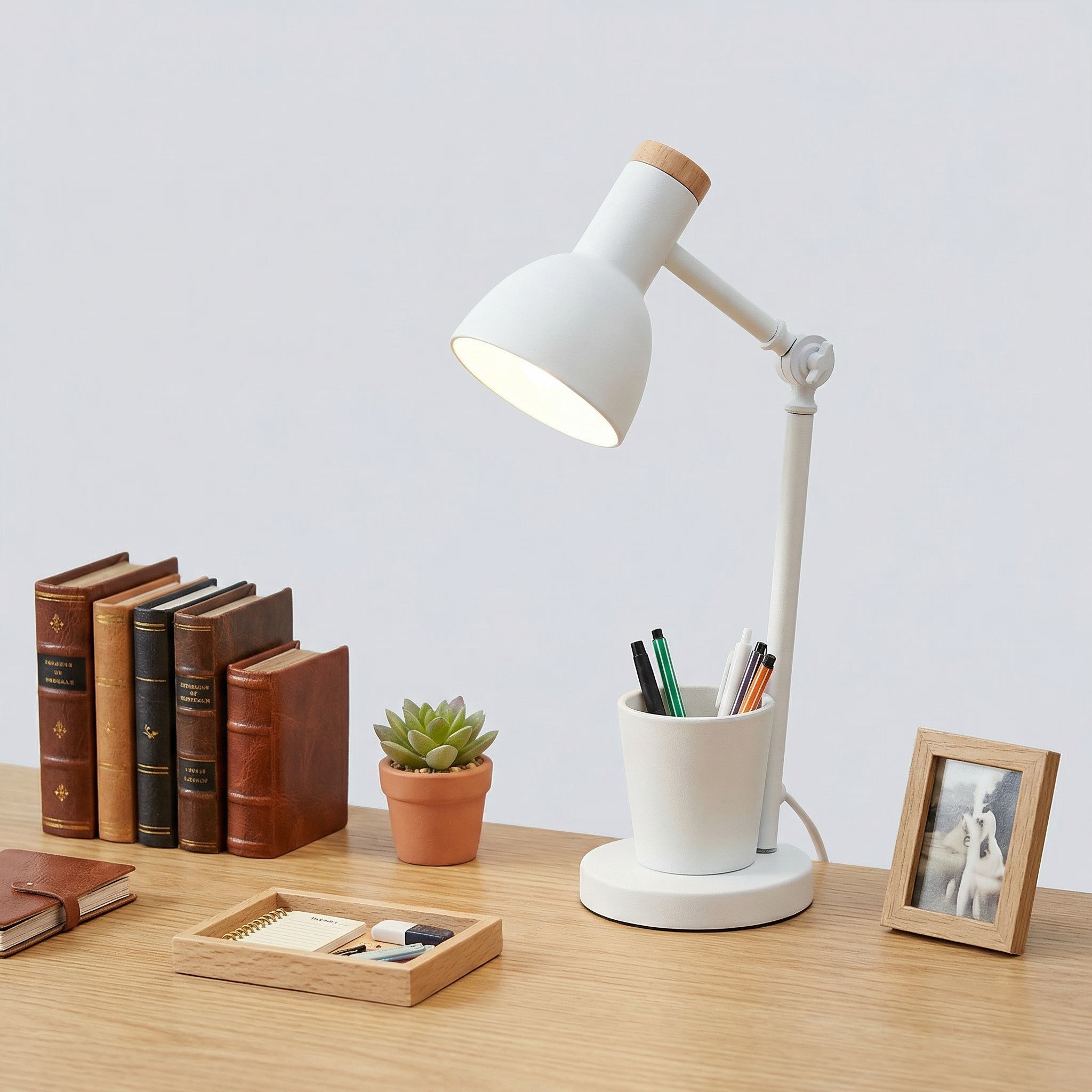 LumosLily | Charming Adjustable Kids Study Table Lamp for Reading