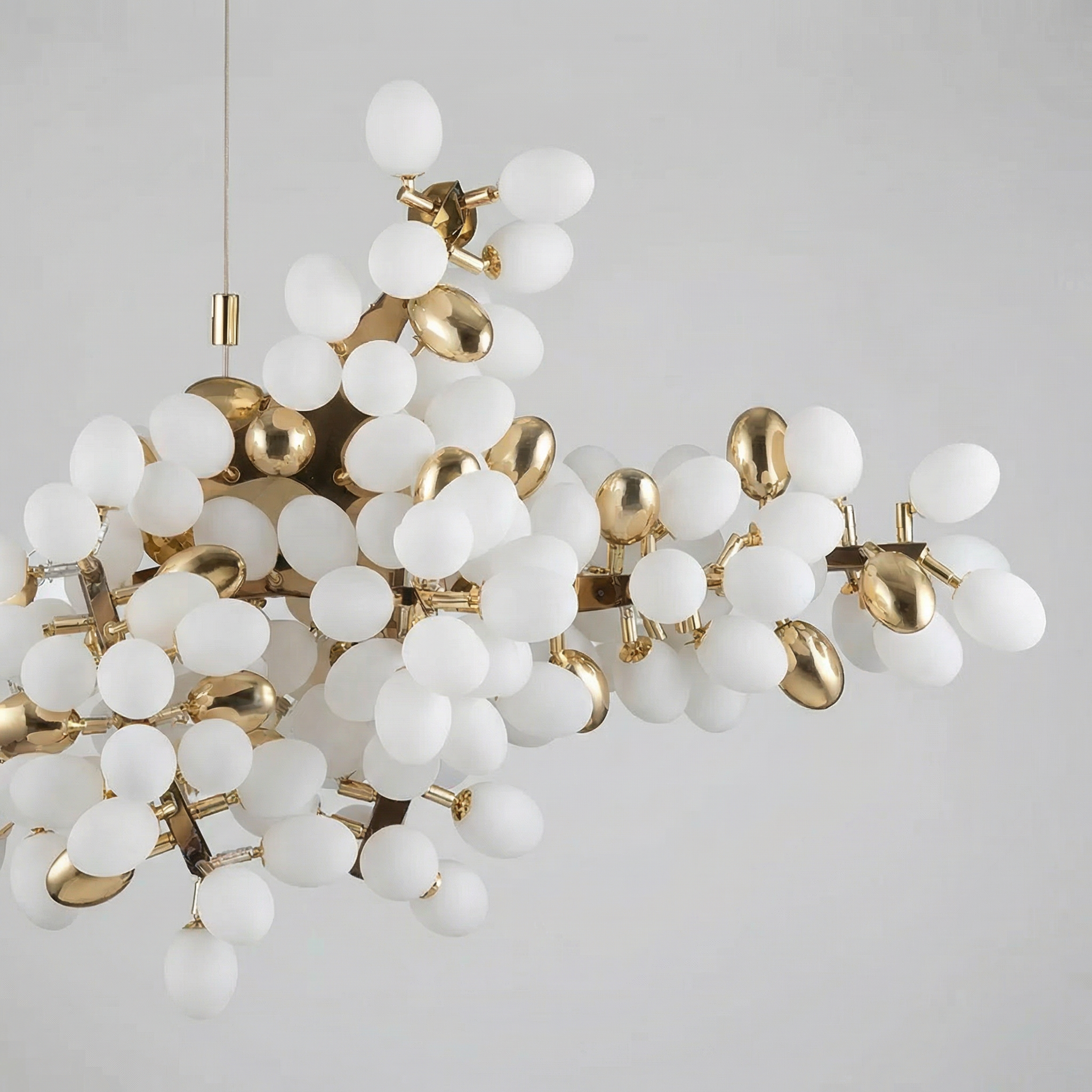 Fleurida | Crystal Chandelier Light with Adjustable Height | Elegant Design for Dining Room and Contemporary Spaces