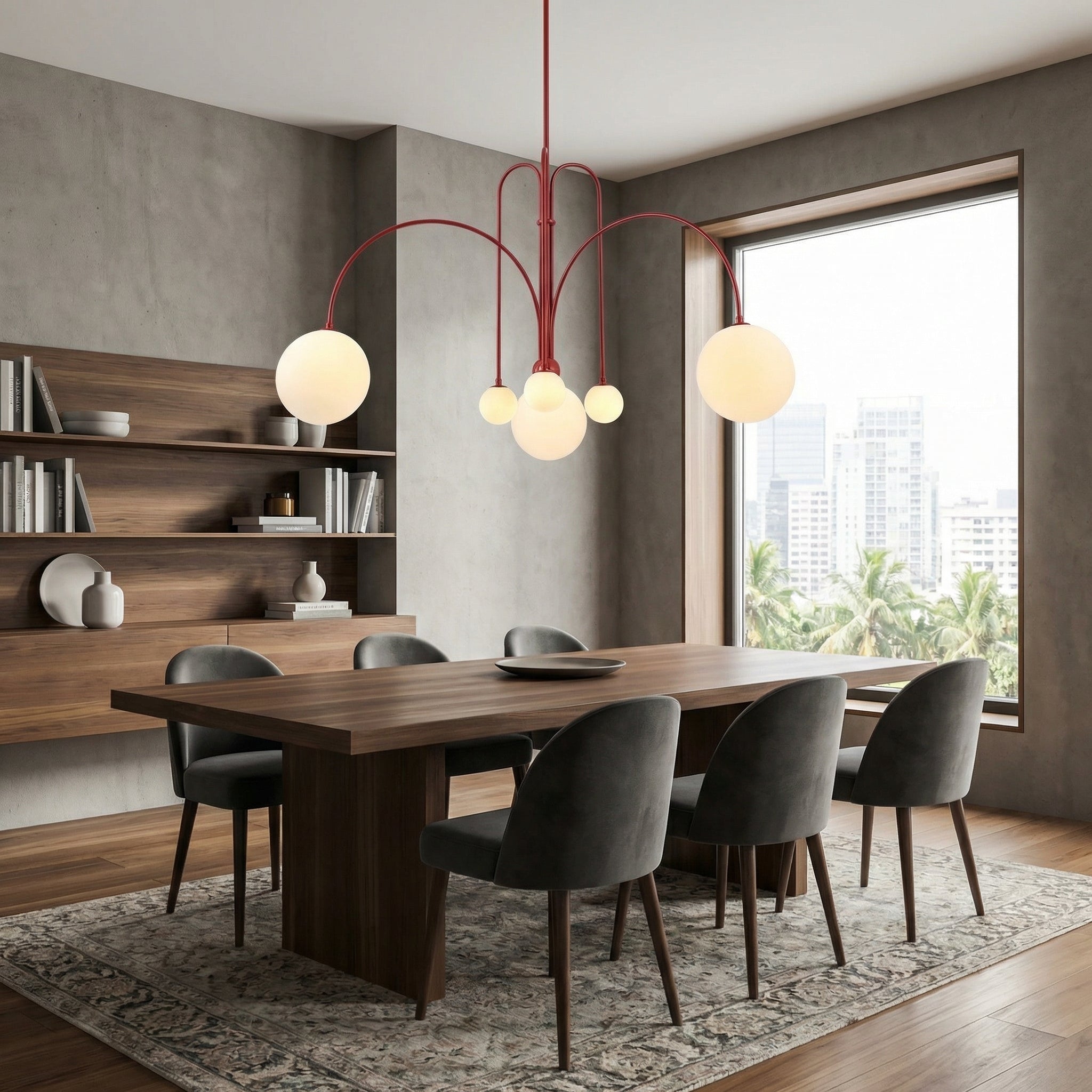 Gran Finale | Modern Suspension Ceiling Light with Adjustable Height | Elegant Design for Dining and Bar Areas