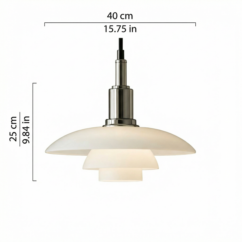 NordicGlow | Stylish Modern Glass Pendant Light for Kitchen Island