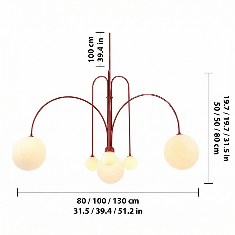 Gran Finale | Modern Suspension Ceiling Light with Adjustable Height | Elegant Design for Dining and Bar Areas