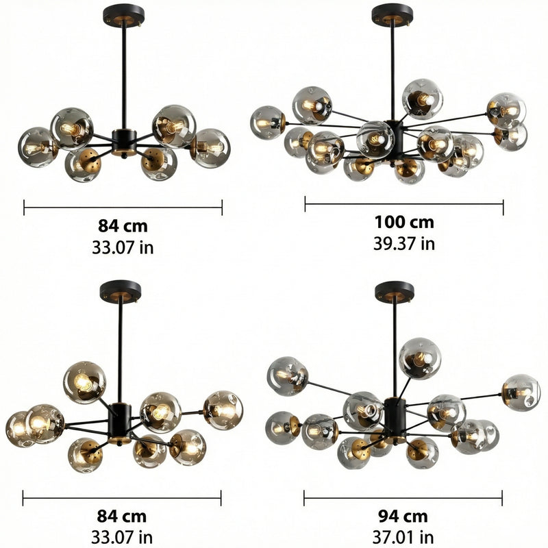 Ida Collection | Modern Chandelier Light with Minimalist Design | Elegant Lighting for Dining Rooms and More