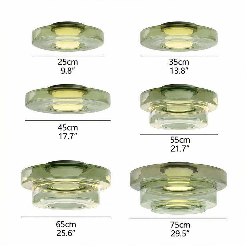 Luminara | Dynamic Amber Glass Kitchen Pendant Lighting Fixture