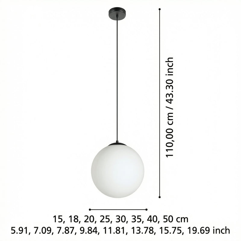 Luminara | Elegant Minimalist Glass Kitchen Pendant Lighting Fixture