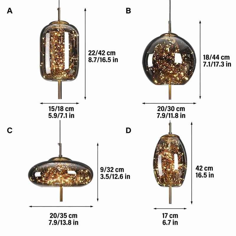Luminara | Elegant Modern Nordic LED Pendant Light Fixture