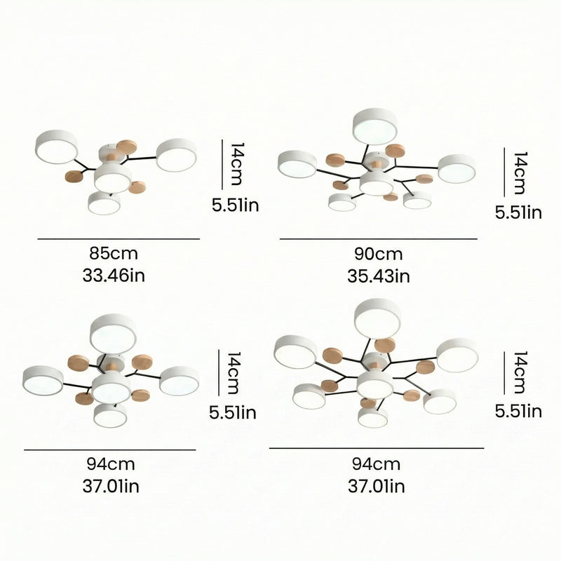 Luminara | Modern Elegant Black Iron LED Dining Room Chandelier