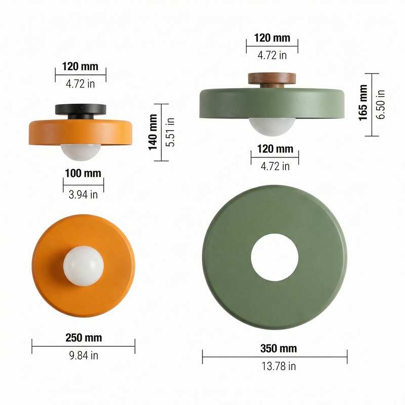 Luminara | Sleek Modern Round Flush Mount Ceiling Light Fixture