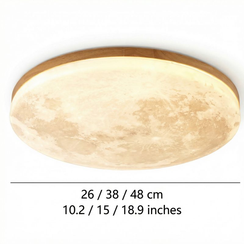 LunaGlow | Modern Dimmable LED Flush Mount Ceiling Light Fixture