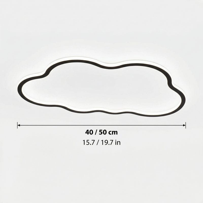 NimbusGlow | Modern Minimalist LED Flush Mount Ceiling Light Fixture